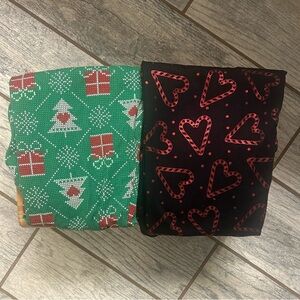 Festive Holiday Leggings Set